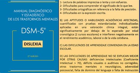dislexia dsm 5.